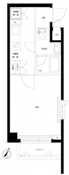 ルーブル学芸大学七番館の間取り図