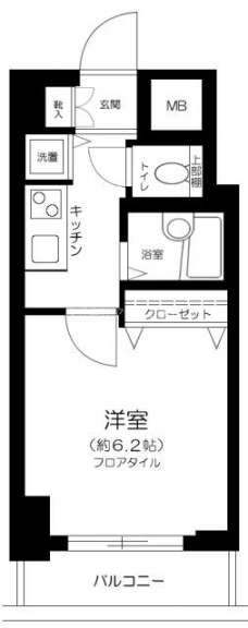メインステージ日本橋馬喰町の間取り図
