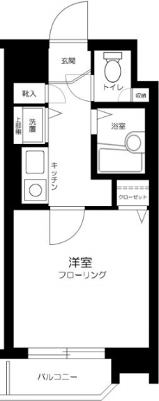フェニックス幡ヶ谷壱番館の間取り図