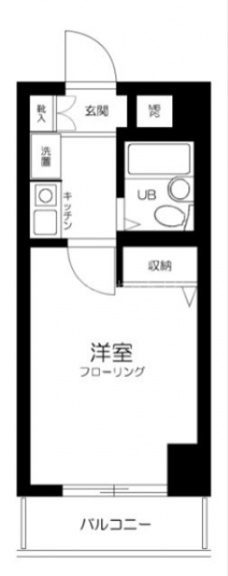ベルエール代田の間取り図