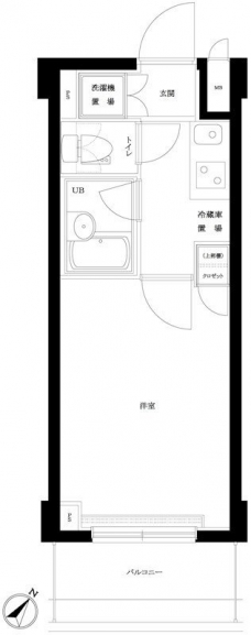 ルーブル巣鴨の間取り図