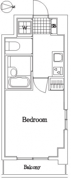 スカイコート大森第5の間取り図