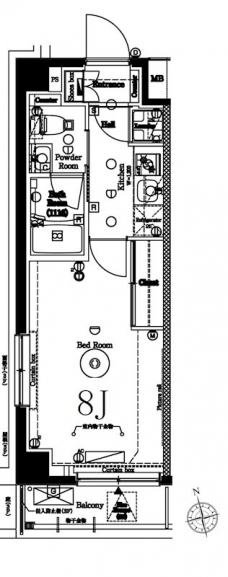 アークマーク代田橋の間取り図
