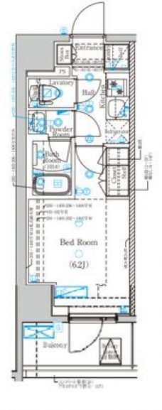 DIPS亀有駅前の間取り図