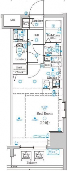 グランシアタワー亀戸の間取り図