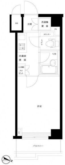 ルーブル下丸子の間取り図