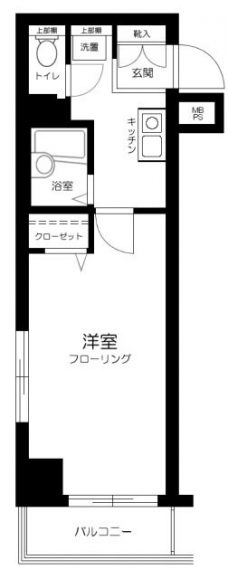 プレール三田の間取り図