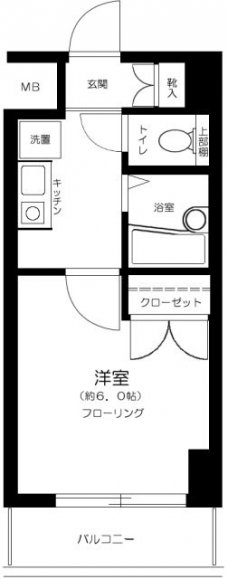 エクセリア荻窪の間取り図