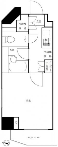 ルーブル池袋の間取り図