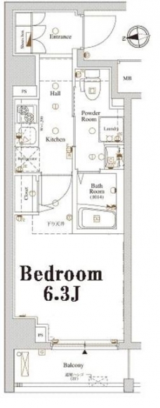 アクサス大塚の間取り図