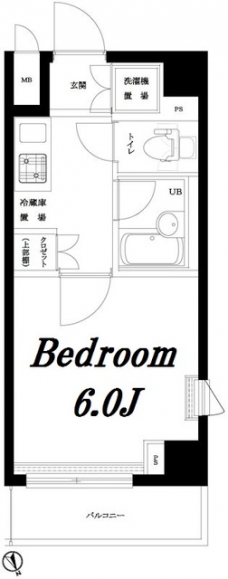 ルーブル大井町参番館の間取り図