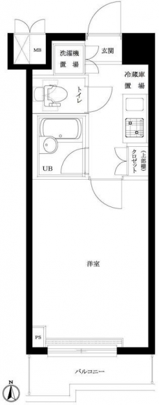 ルーブル中野ガーデンの間取り図