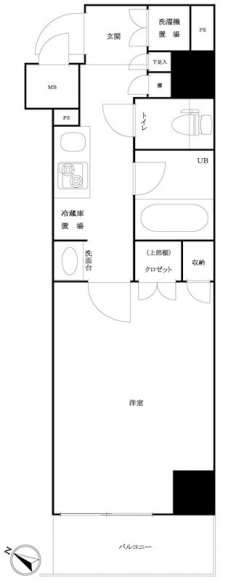 ルーブル大塚伍番館の間取り図