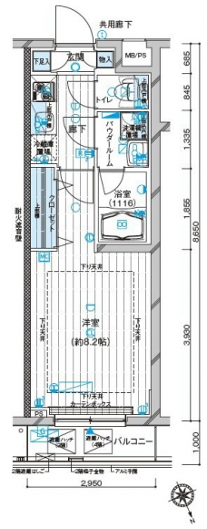 メインステージ都立家政の間取り図