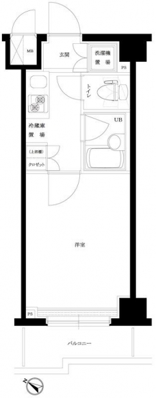 ルーブル下丸子弐番館の間取り図