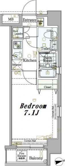 エクシム大森の間取り図