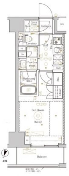 DIPS金町レジデンスの間取り図