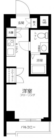 セントパレス池袋の間取り図