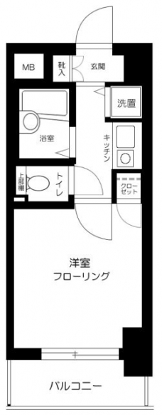 フェニックス笹塚壱番館の間取り図