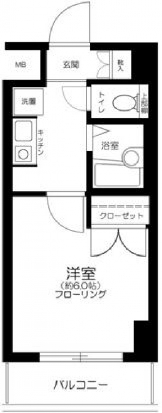 エクセリア荻窪の間取り図