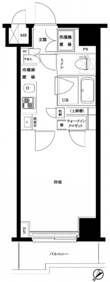 ルーブル王子本町の間取り図
