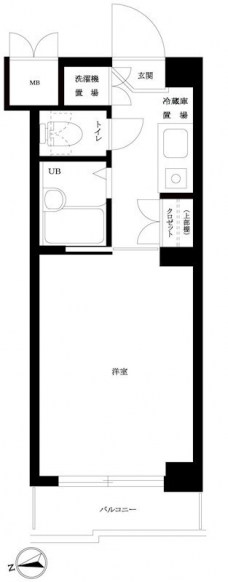 ルーブル世田谷の間取り図