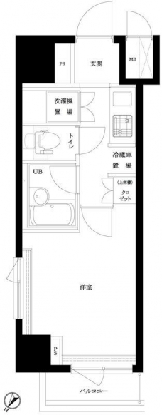 ルーブル豊島千石の間取り図