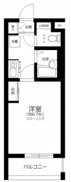 ザ・ハウス中野坂上の間取り図