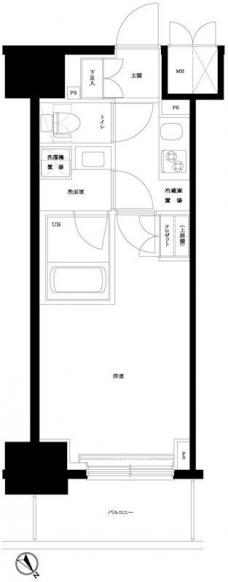 ルーブル中板橋弐番館の間取り図