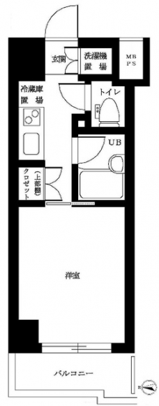 ルーブル蒲田壱番館の間取り図