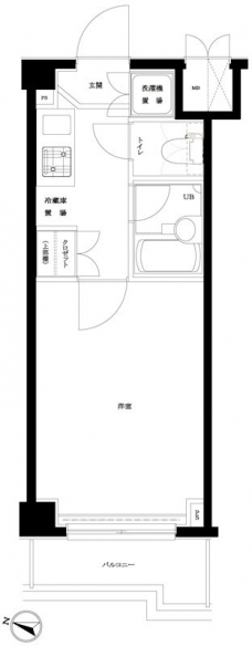 ルーブル中落合の間取り図