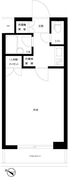 ルーブル学芸大学五番館の間取り図