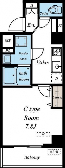 Prussianの間取り図