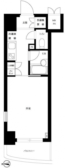 ルーブル蒲田壱番館の間取り図