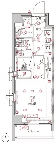 クレイシア板橋本町の間取り図