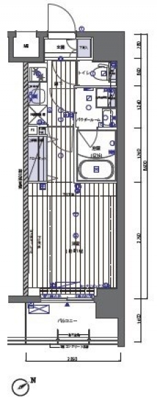 メインステージ板橋本町の間取り図