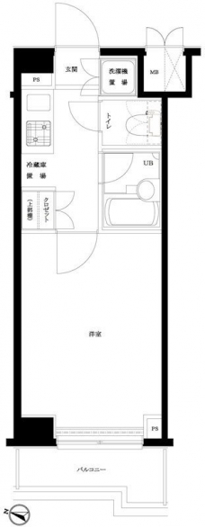 ルーブル中落合の間取り図
