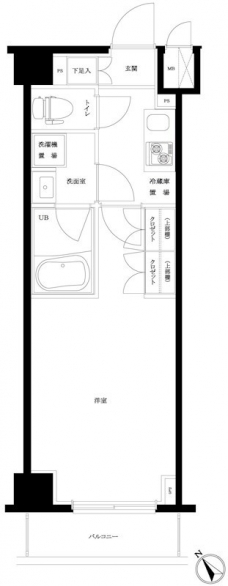 ルーブル東矢口の間取り図