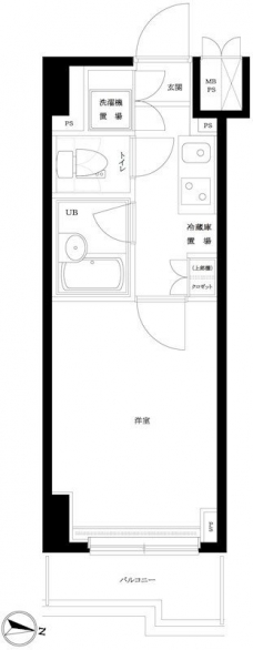 ルーブル中野新橋参番館の間取り図