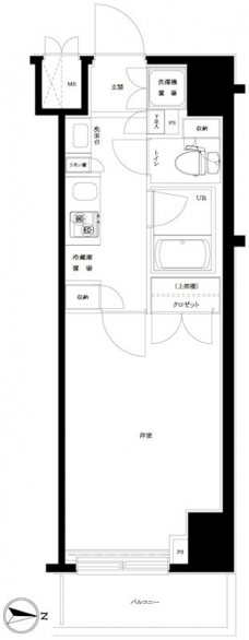 ルーブル板橋区役所前の間取り図