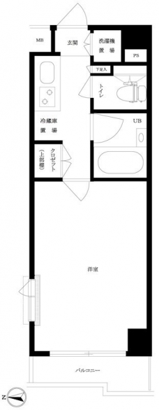 ルーブル豊島千川の間取り図