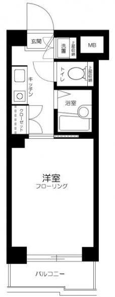 ルーブル世田谷の間取り図
