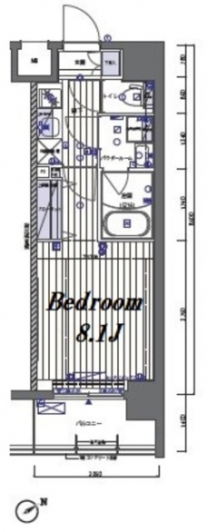 メインステージ板橋本町の間取り図