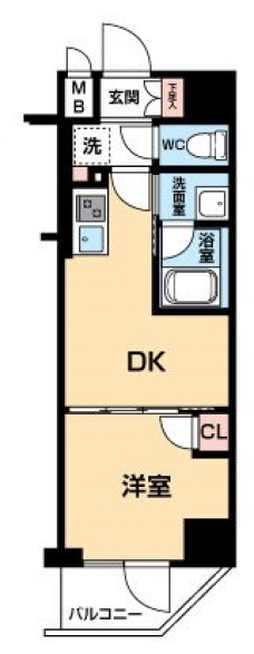 ハーモニーレジデンス大塚山手インサイドの間取り図