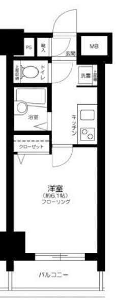 クレイス・プリンシア池袋の間取り図