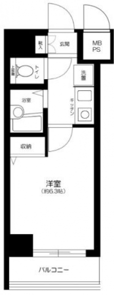 菱和パレス明大前壱番館の間取り図