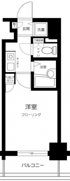 ロイヤルアメニティー池尻大橋の間取り図