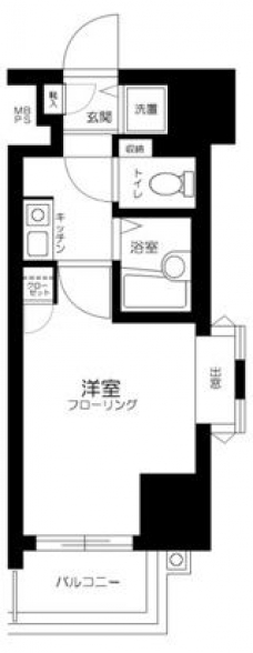 ロイヤルアメニティー池尻大橋の間取り図
