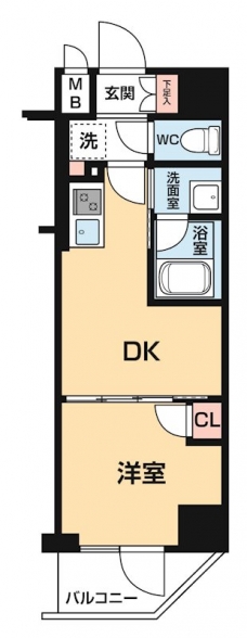 ハーモニーレジデンス大塚山手インサイドの間取り図