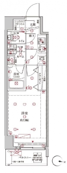 クレイシア板橋本町の間取り図